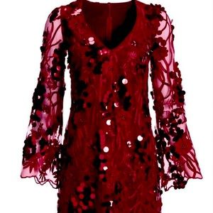 Boston Proper sequin sparkle holiday dress size 8